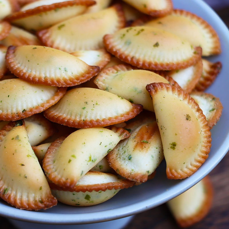 海苔脆饺酥饺 黄金饺子香脆空心饼干网红办公室零食小吃点心200g