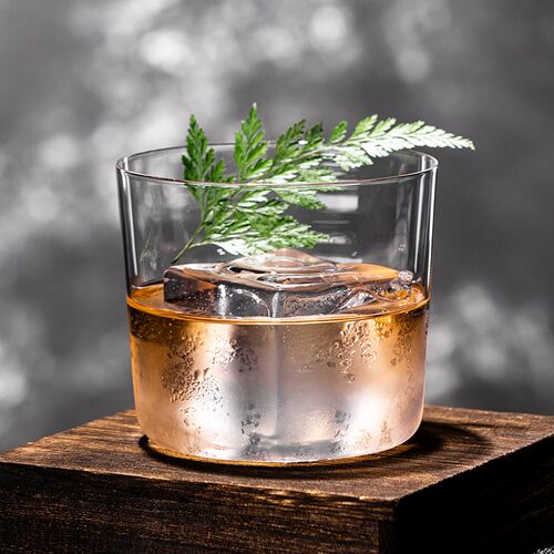 清酒杯大冰球杯日式超薄威士忌杯日式薄底鸡尾酒杯日式古典调酒杯