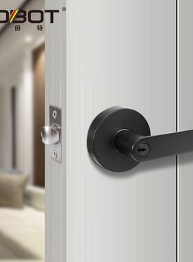 球形门锁替换三杆式执手锁室内门卧室房间门锁家用通用型单舌加厚