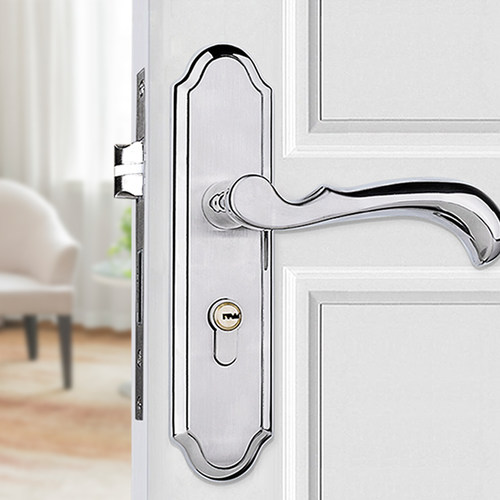 高诗不锈钢门锁室内卧室房门套装门家用通用型实木门机械把手锁具