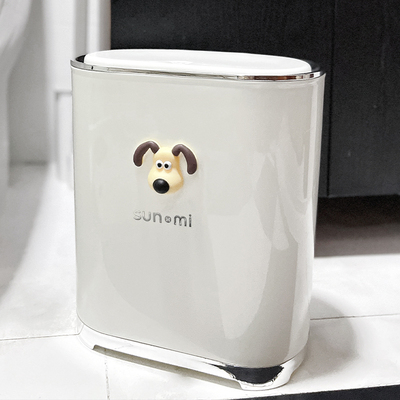 卫生间夹缝垃圾桶家用大容量厕所专用带盖大号办公室卧室废纸篓桶