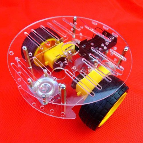 智能小车底盘  机器人 寻迹小车 避障小车 带码盘 强磁电机 rt-4