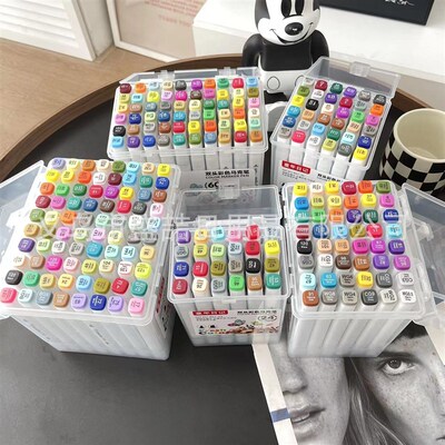 THOUC礼盒款马克笔双头油性画笔48色80色108色120色