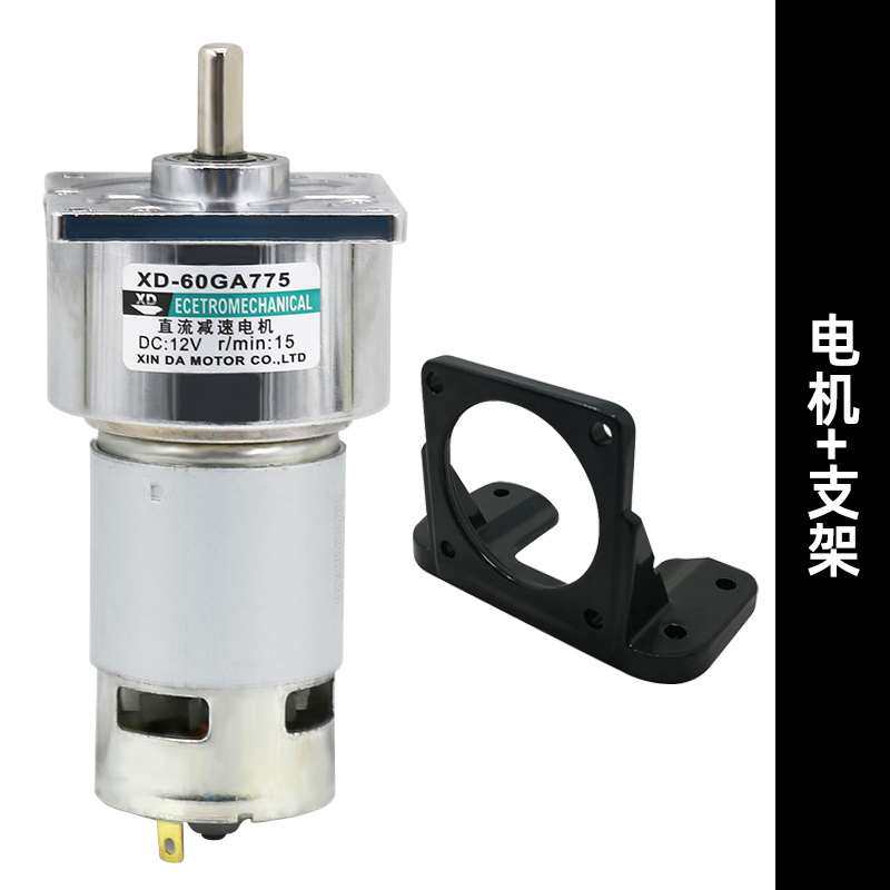 60G机Av775直流减速电8MM速轴正反转微型速小马达调2124v小电慢机