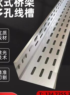 欧式桥架不锈钢多孔桥架散热线槽打孔桥架热镀锌不锈钢托盘式桥架