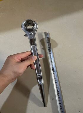 尖尾棘轮扳手自动快速双头套筒架子工木工工地内六角尖头18-19-22