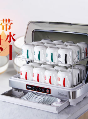 茶杯消毒柜茶楼茶庄酒吧会所办公室消毒收纳盒烘干小型防虫防尘
