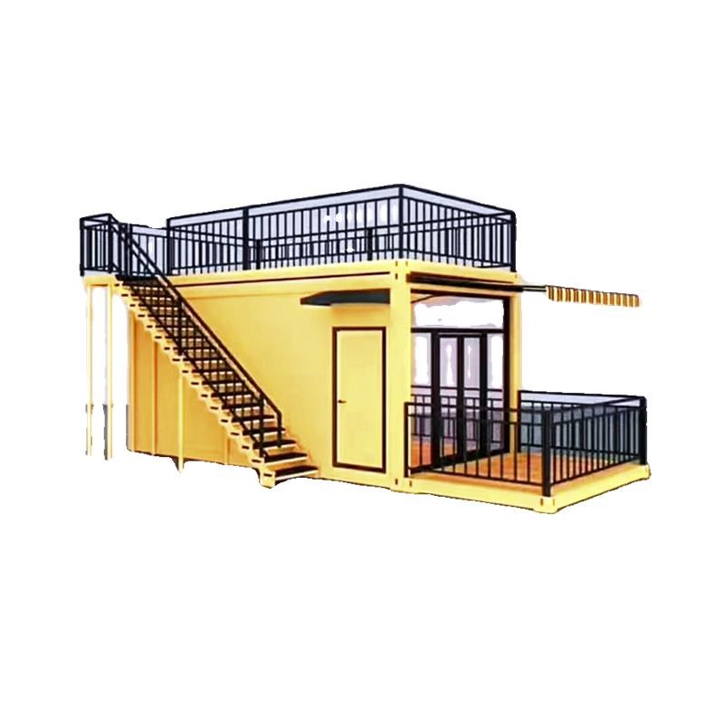 集装箱移动房波纹箱焊接箱玻璃幕墙临时办公室钢结构工地活动板房