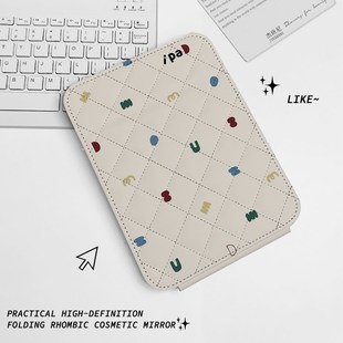 零零碎碎小镜子便携化妆镜折叠女随身携带宿舍桌面旅行办公室台式