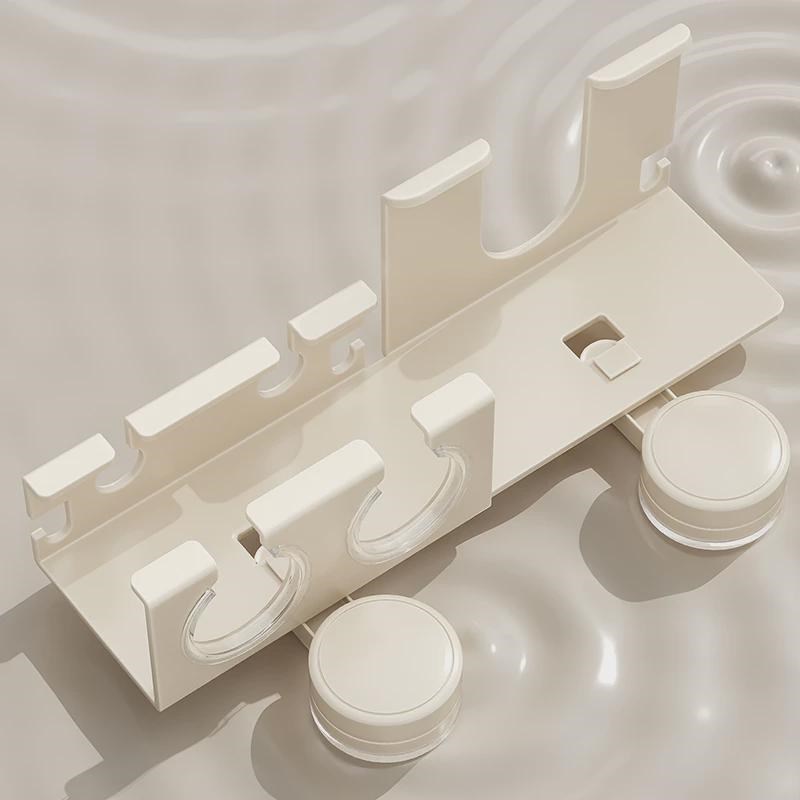 吸盘吹风机置物架免打孔卫生间电吹风挂架壁挂式风筒支架浴室收纳