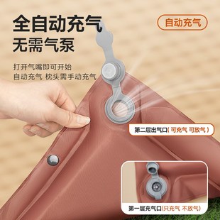 充气床垫冬天打地铺帐篷户外野营过夜收纳便携自动气垫床睡垫地垫