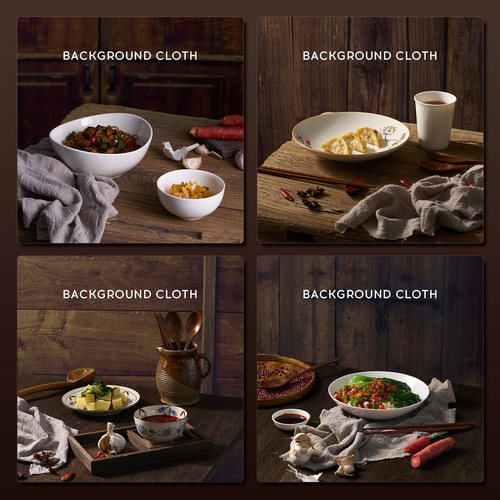 大尺寸复古木门拍照背景布