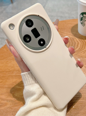 真液态硅胶适用oppofindx7手机壳新款Ultra软糯Find X6pro亲肤手感findx8全包防摔简约纯色男女时尚por软外壳