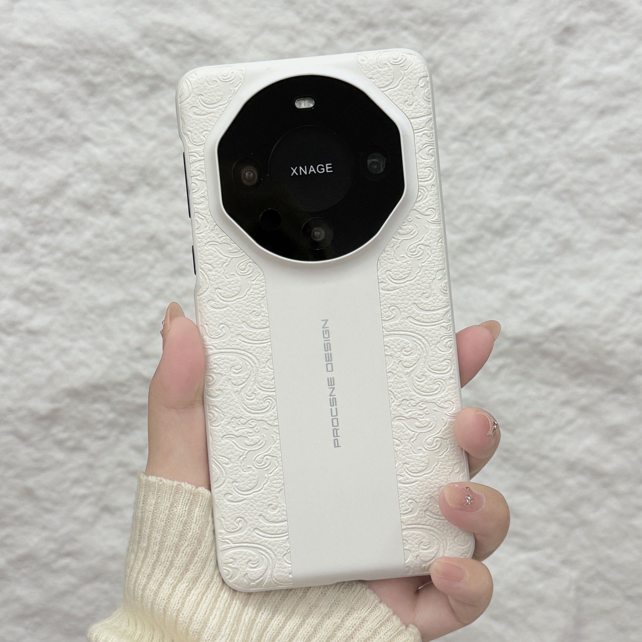 国潮龙纹秒变保时捷 高级感奢华皮质中国风