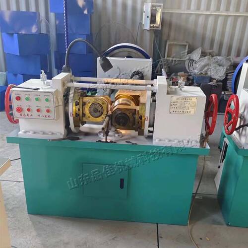 穿墙螺栓滚丝机 全自动液压滚牙滚花机 建筑工程钢筋螺纹滚丝机