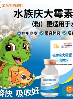 笨笨宠鱼龟肠炎白眼烂尾腐甲用药