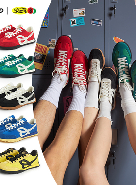 HBD阿甘鞋复古百搭时尚男女慢跑鞋情侣happy birds day薄底德训鞋