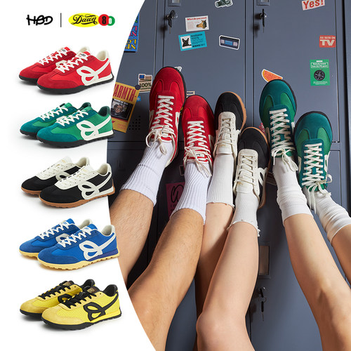 HBD阿甘鞋复古百搭时尚男女慢跑鞋情侣款happybirdsday薄底德训鞋