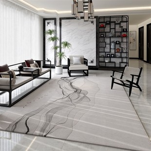 家用地毯客厅卧室床边毯大面积全铺防滑入户门地垫2024新款 新中式