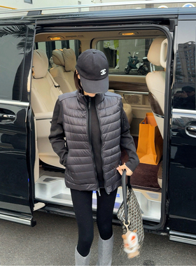 ASBR 渠道货！90%鸭绒立领保暖排骨羽绒马甲25冬新款美式轻薄外套