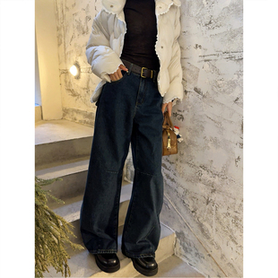 ASBR 原C料！阿苏特染做旧宽松立体口袋阔腿牛仔裤26春新款配腰带