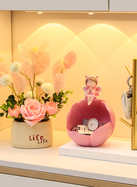 入户玄关钥匙收纳摆件进门鞋柜装饰家居饰品客厅乔迁之喜新居礼品