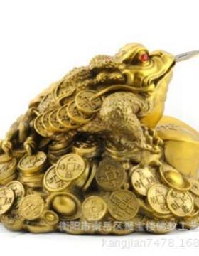 金元铜蟾 招宝ai金蟾cCLL 旺财办公室摆件
