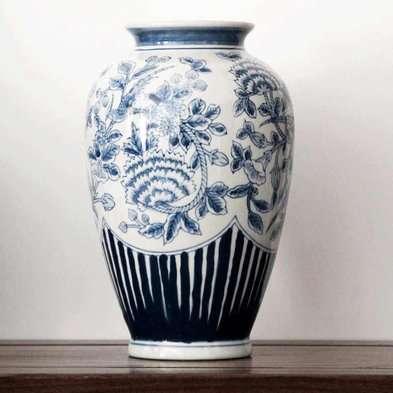 陶瓷摆件仿古青花瓷花瓶大号中式玄关客厅插花电视柜装饰品,橡塑材料及制品,其他塑料制品,淘宝优惠券,粉丝福利购,淘宝优惠卷