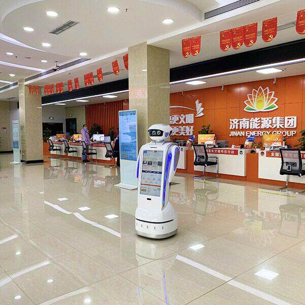 小笨智能迎宾机器人A02商用智能服务语音交互机器人跳舞引流解答