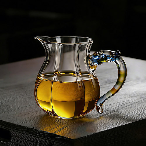 高端耐高温透明耐热茶海分茶器