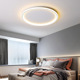 简约吸顶灯现代大气北欧led灯圆形家用客厅灯创意卧室灯书房灯具