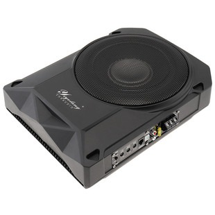 厂家批发600W大功率有源车载铸铝12v小钢炮10寸汽车超薄低音炮