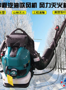 四冲程背负式吹风机 EBZ8500二冲程背负式吹雪机便捷式风力灭火机