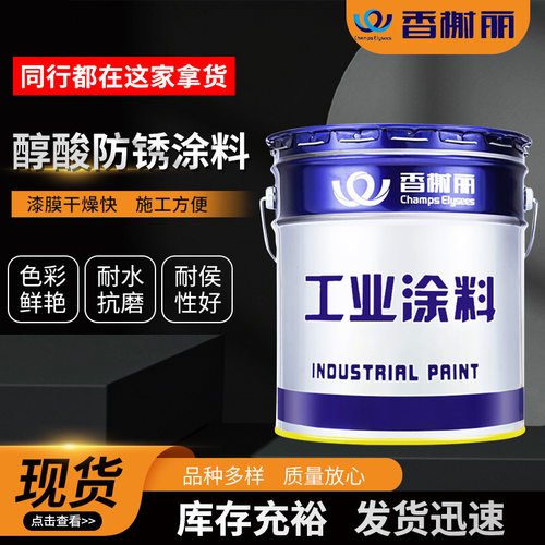 香榭丽防锈漆油漆铁用铁门栏杆防腐家用免除锈铁艺彩钢瓦翻新金属