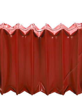 十件起批 风管接口 常温空气 柔性软连接 带支撑骨架 单层橘红色