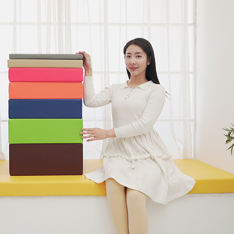 定制飘窗垫窗台垫皮革沙发坐垫高密度海绵垫防水垫子榻榻米垫床垫