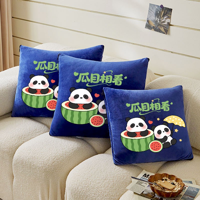 两用加厚抱枕被子折叠办公室午睡枕头毯子二合一汽车沙发靠枕车载