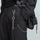 白厂·随喜 潮流男女通用新潮腰链包挂 时尚 灰飞湮灭 抽绳腰挂包