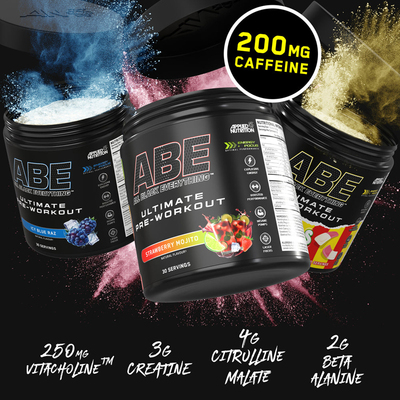 Applied Nutrition奥博力ABE暗黑烈性氮泵口感超爽提升爆发力