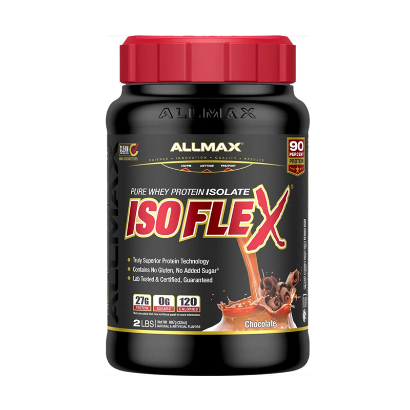 ALLMAX ISOFLEX分离乳清蛋白粉100%分离乳清蛋白粉2磅