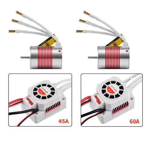 超越旺2845铂金内转4极无感无刷电机45A电调4370/3930/3100KV马达