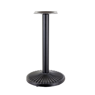 餐厅铸铁桌腿 MTL274 五金台架 厂家直供菊花纹型底盘餐桌脚