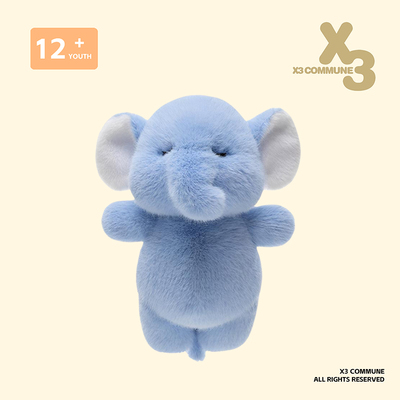 X3COMMUNE 小动物小猫毛创意舒适护垫毛绒玩偶女生睡觉抱娃娃礼物