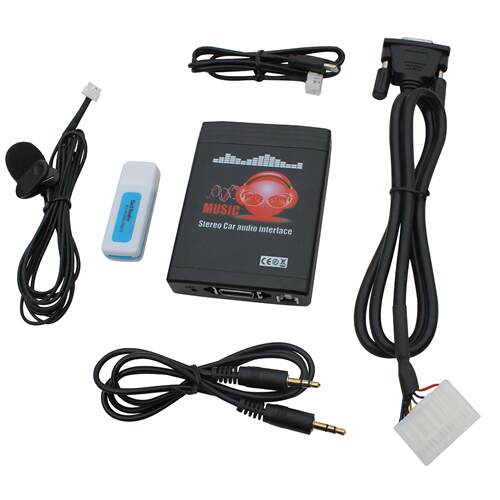 适用于丰田5+7 蓝牙5.0语音通话音频线USB AUX数码碟盒车载MP3
