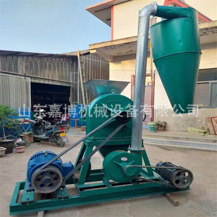 700化工原料大产量齿盘粉碎机 铸铁磨中药材辣椒磨粉机双沙克龙