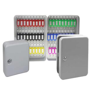 钥匙盒壁挂式钥匙箱管理柜带锁密码48位72位200位汽车钥匙收纳盒