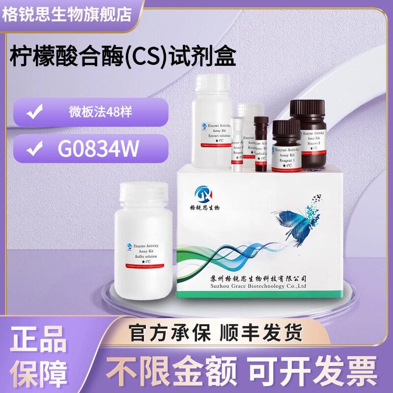 格锐思生物 柠檬酸合酶(CS)试剂盒 G0834W 微板法 48样