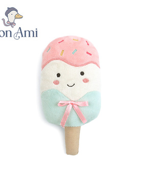 美国monami莫奈美冰棒摇铃毛绒玩偶软萌婴童安抚礼物哄睡夏日装饰