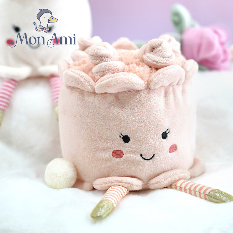 monami莫奈美玫瑰奶油蛋糕毛绒