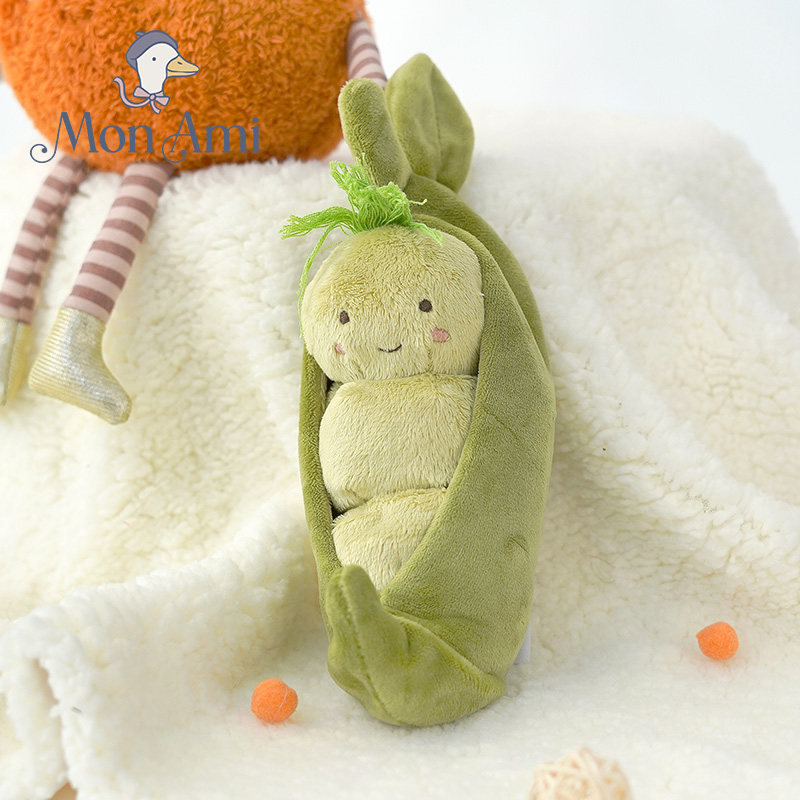 美国monami莫奈美豌豆荚宝宝毛绒玩具食物玩偶儿童公仔年货节礼物,玩具/童车/益智/积木/模型,毛绒/玩偶/公仔/布艺类玩具,淘宝优惠券,粉丝福利购,淘宝优惠卷